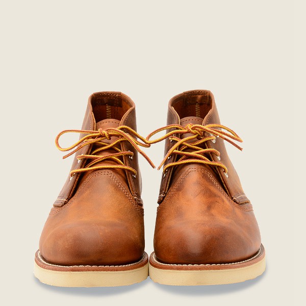 Heritage Sko Herre - Red Wing Work - Chukkar Rough & Tough Læder - Brune - JVEHUG-901